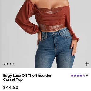 Off the shoulder top